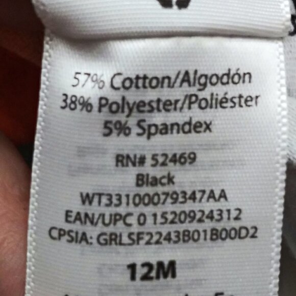 Spooky WAY TO CELEBRATE Halloween Tie Dye Baby Leggings Bats Spiders Sz 12 Mths - Picture 5 of 6